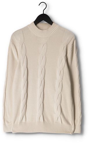Purewhite Pull Mockneck Knit With Cable Details - France - CSV - Modalova