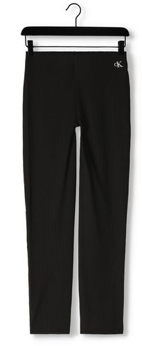 Calvin Klein Pantalon Large Shiny Rib Wide Leg Pants - France - CSV - Modalova