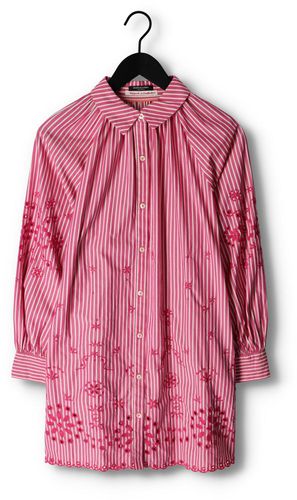 Scotch & Soda Robe Midi Striped Shirt Dress With Embroidery Detail In Organic Cotton - France - CSV - Modalova