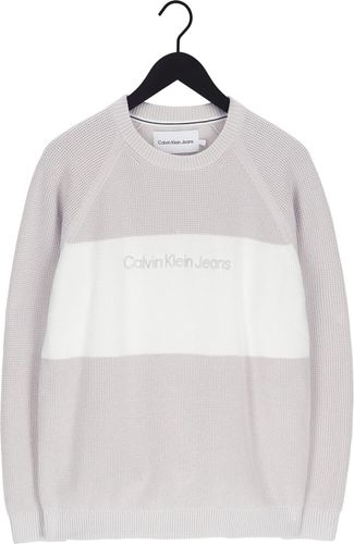 Calvin Klein Pull Textured Blocking Sweater - France - CSV - Modalova