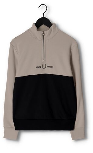 Fred Perry Chandail Embroidered Half Zip Sweat - France - CSV - Modalova