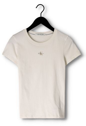 Calvin Klein T-shirt Micro Monologo Slim Fit Tee - France - CSV - Modalova