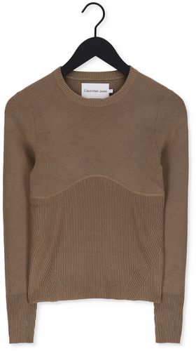 Calvin Klein Pull Bust Detailing Tight Sweater - France - CSV - Modalova