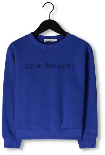 Calvin Klein Pull Ck Embroidery Logo Sweatshirt Garçon - France - CSV - Modalova