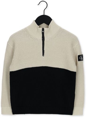 Calvin Klein Pull Clr Block Zip Up Sweater En Garçon - France - CSV - Modalova