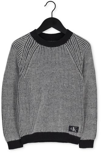 Calvin Klein Chandail Two Tone Badge Sweater Garçon - France - CSV - Modalova