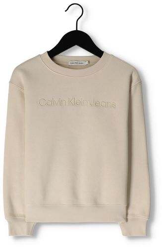 Calvin Klein Pull Ck Embroidery Logo Sweatshirt En Garçon - France - CSV - Modalova