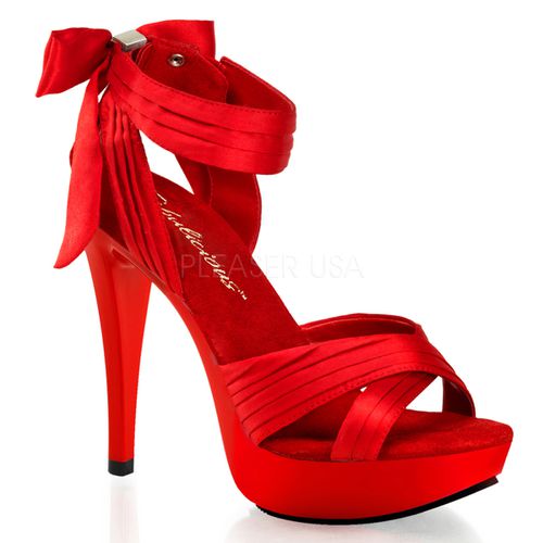 Sandale habillée coloris rouge talon fin - Pointure : 36 - Chaussures femmes Fabulicious - Modalova