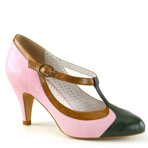 Salomés coloris saumon style rétro - Pointure : 40 - Chaussures femmes Pinup Couture - Modalova
