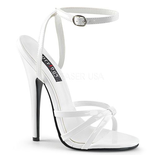 Sandale talon haut coloris blanc vernis - Pointure : 37 - Chaussures femmes Fabulicious - Modalova