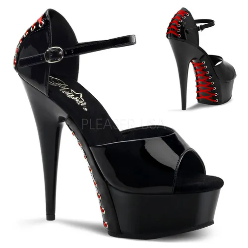 Nu-pied original noir vernis - Pointure : 35 - Chaussures femmes Pleaser - Modalova