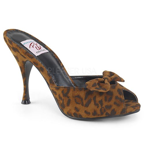 Mule habillée en léopard - Pointure : 39 - Chaussures femmes Pinup Couture - Modalova