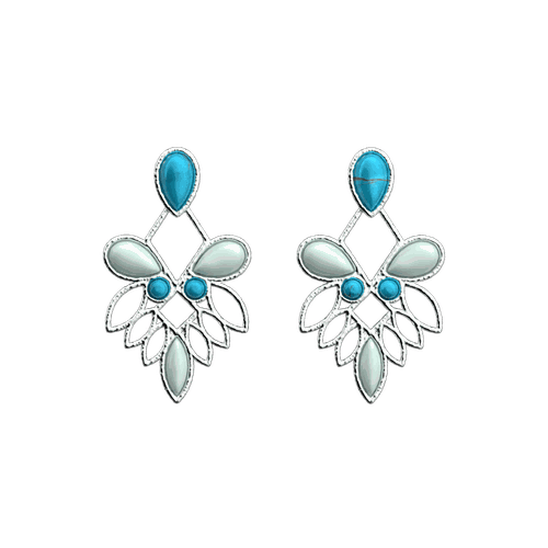 Boucles d'oreilles Rosace - Les Georgettes - Modalova