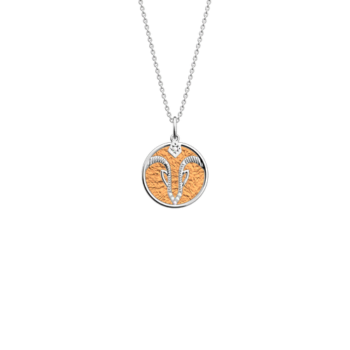Collier Capricorne, cuir réversible / - Les Georgettes - Modalova