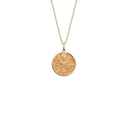 Collier Lion, cuir réversible / - Les Georgettes - Modalova
