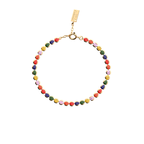 Bracelet chaîne Rainbow - Les Georgettes - Modalova