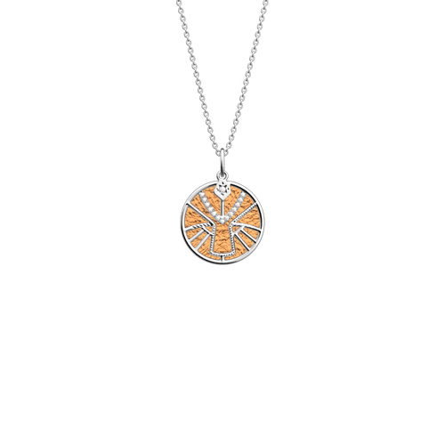 Collier Lion, cuir réversible / - Les Georgettes - Modalova