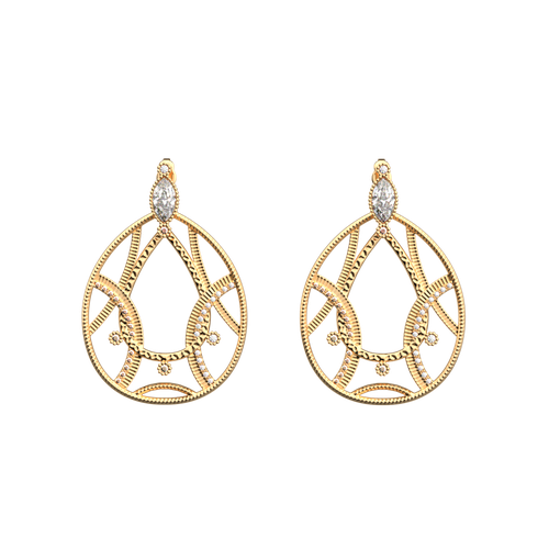 Boucles d'oreilles Sultane - Les Georgettes - Modalova
