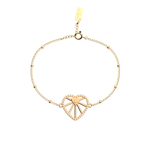 Bracelet chaîne Caur Céleste - Les Georgettes - Modalova
