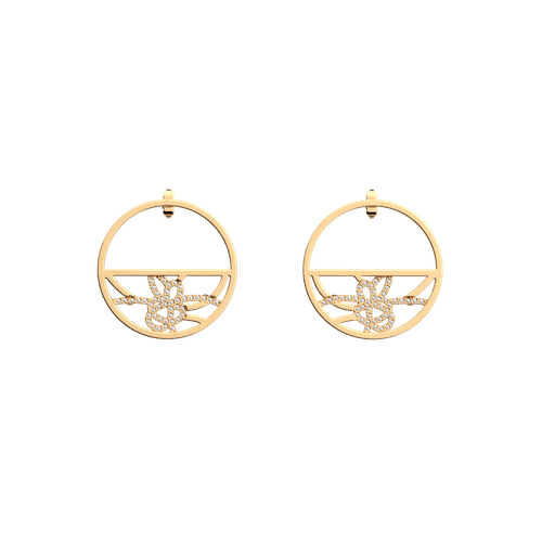 Boucles d'oreilles Pétales - Les Georgettes - Modalova