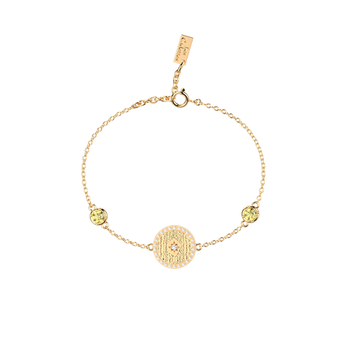 Bracelet chaîne Birthstones, Novembre - Les Georgettes - Modalova