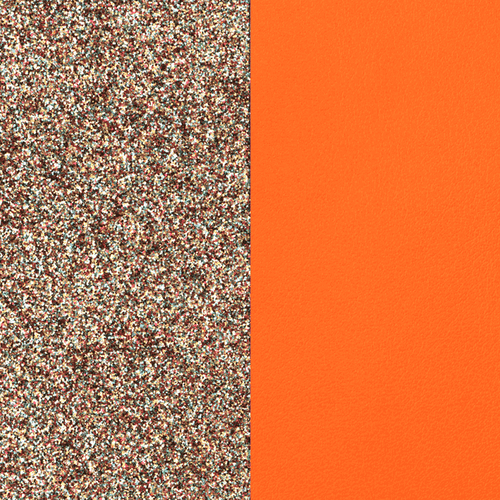 Cuir - Colliers & Joncs, Paillettes Multicolores / Tangerine - Les Georgettes - Modalova