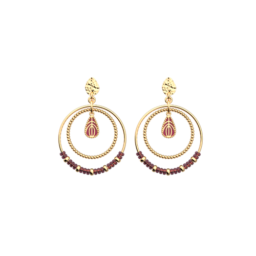 Boucles d'oreilles Pétale - Les Georgettes - Modalova