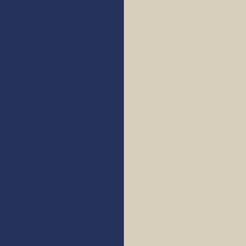 Vinyle - Boucles d'Oreilles, Indigo / Blanc Cassé - Les Georgettes - Modalova