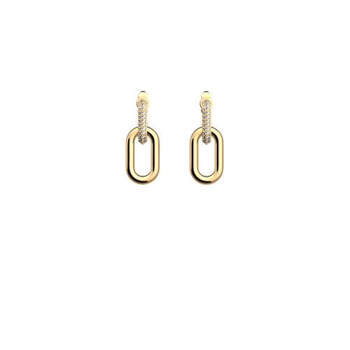 Boucles d'oreilles Chaîne - Les Georgettes - Modalova