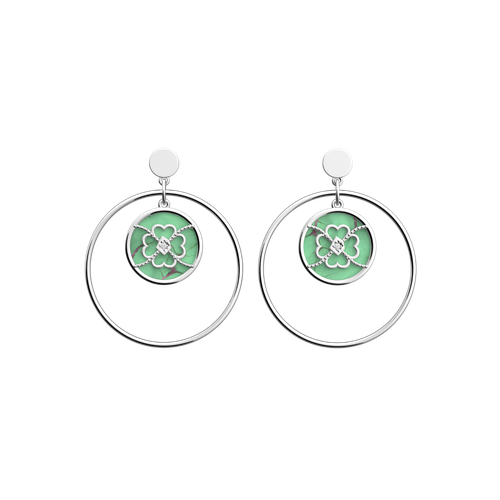 Boucles d'oreilles Porte-Bonheur Trèfle - Les Georgettes - Modalova