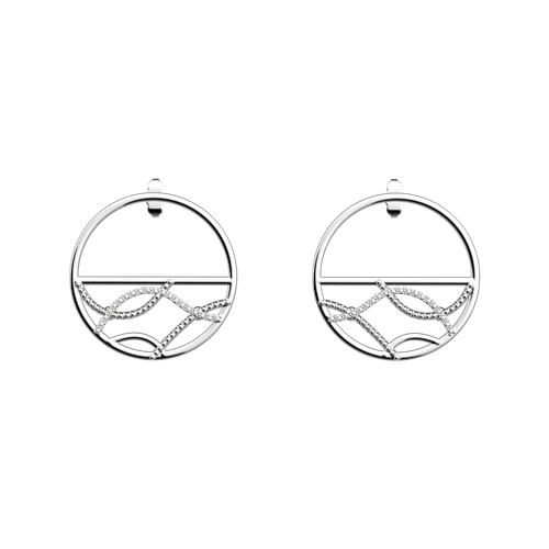 Boucles d'oreilles Ondes - Les Georgettes - Modalova