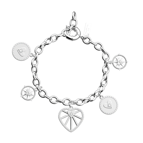 Bracelet chaîne Caur Céleste Pampille - Les Georgettes - Modalova