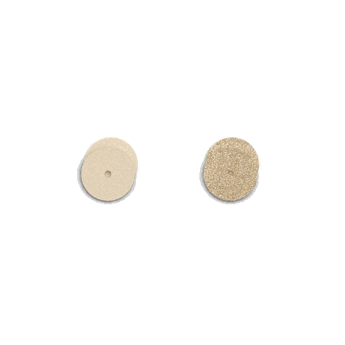 Cuir - Boucles d'oreilles, Crème / Or Paillettes - Les Georgettes - Modalova