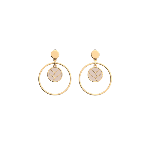Boucles d'oreilles Tresse Laque - Les Georgettes - Modalova