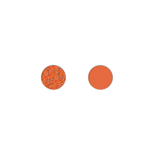 Vinyle - Bagues, Orange Pailleté / Orange Soft - Les Georgettes - Modalova
