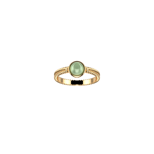 Bague Solitaire Jade, Les Intemporels - Les Georgettes - Modalova