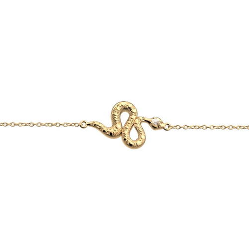 Bracelet chaîne Serpent - Les Georgettes - Modalova