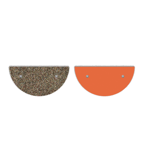 Cuir - Colliers, Paillettes Multicolores / Tangerine - Les Georgettes - Modalova