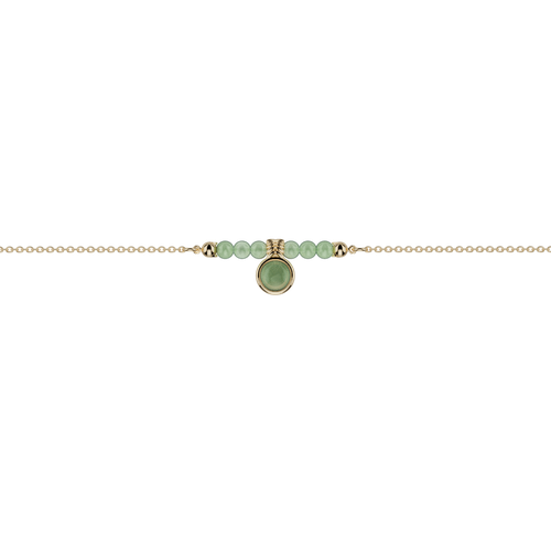 Bracelet chaîne Solitaire Jade, Les Intemporels - Les Georgettes - Modalova
