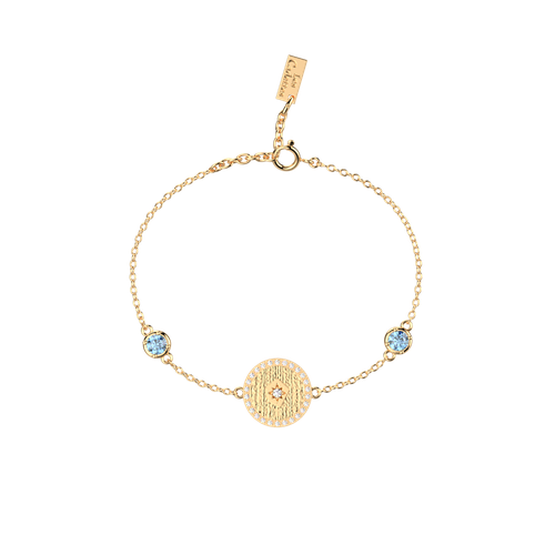 Bracelet chaîne Birthstones, Décembre - Les Georgettes - Modalova