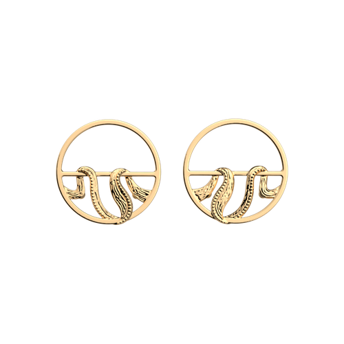 Boucles d'oreilles Drapé - Les Georgettes - Modalova
