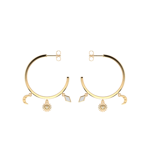 Boucles d'oreilles Luna - Les Georgettes - Modalova