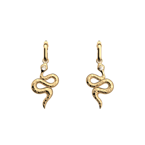 Boucles d'oreilles Serpent - Les Georgettes - Modalova
