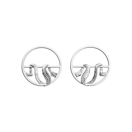 Boucles d'oreilles Drapé - Les Georgettes - Modalova