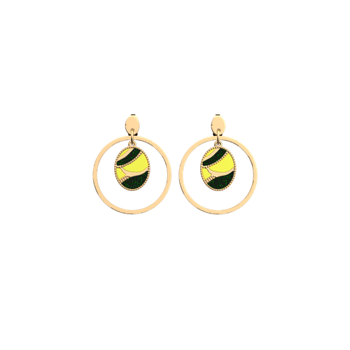 Boucles d'oreilles Tigre Perle - Les Georgettes - Modalova