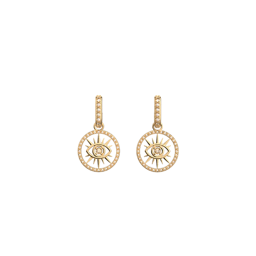 Boucles d'oreilles Œil - Les Georgettes - Modalova