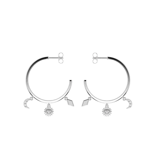 Boucles d'oreilles Luna - Les Georgettes - Modalova