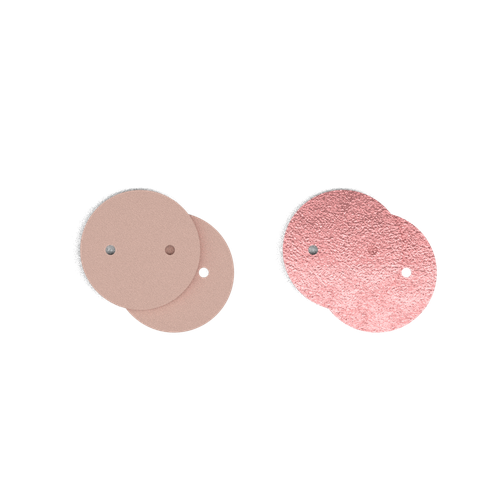 Cuir - Boucles d'oreilles, Jasmin / Rose Métal - Les Georgettes - Modalova