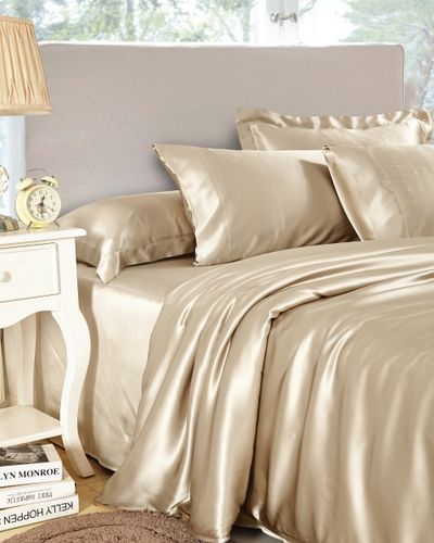 LILYSILK Linge De Lit En Soie Sans Couture Plus De Luxe 100 Soie Confortable Brillant Lisse Doux 200x200cm+2x65x65cm - LILYSILK - Modalova