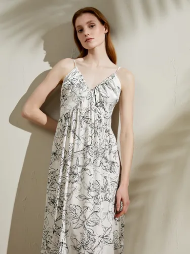 LILYSILK Robe Soie Sans Manches À Col En V 100% Soie Naturelle Confortable Brillant Lisse Doux 38 - LILYSILK - Modalova